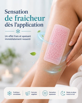Sensation de fraîcheur dès l’application du patch LION