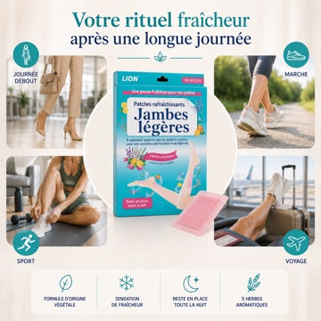Routine fraîcheur LION après une longue journée